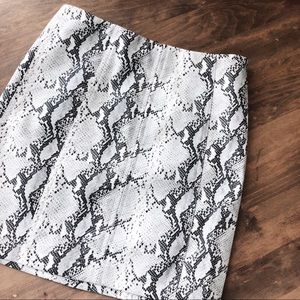 Snakeskin Skirt (NWOT)